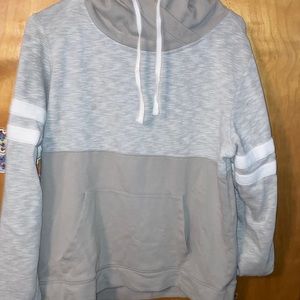 Oversized grey hoodie